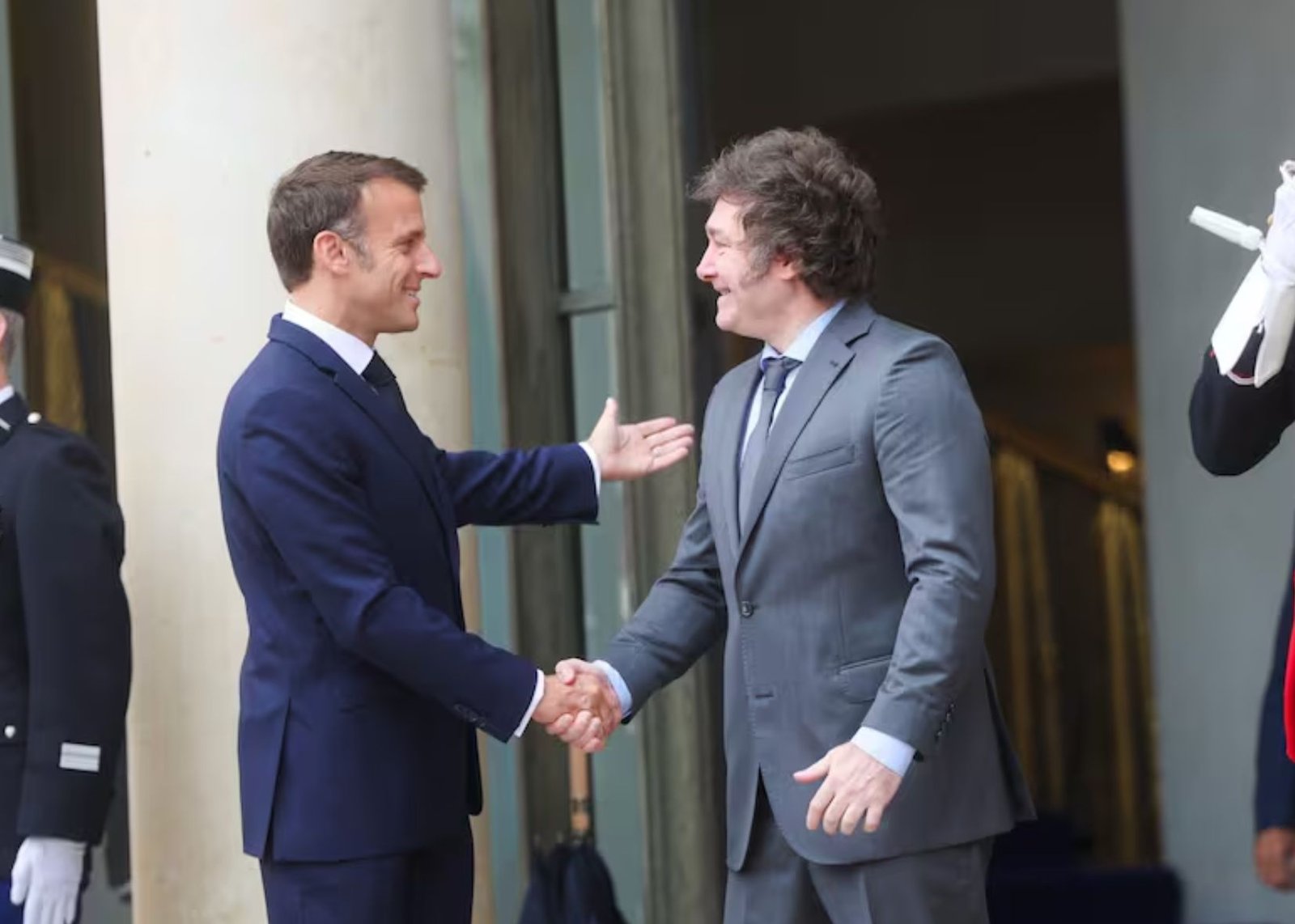 Encuentro en París. Milei se reunió con Macron en la antesala de la fiesta de apertura de los Juegos Olímpicos